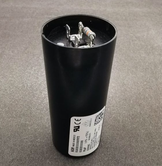 NGM 60A5D330088FRTE Motor Start Capacitor - 88 µF 330VAC - Label Close-up