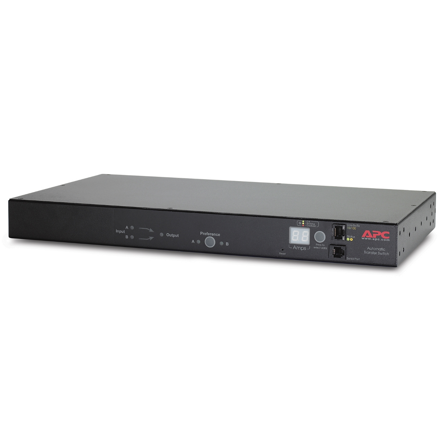 Schneider Electric AP7723 Rack ATS - 1U 20A C20 IN to C13/C19 OUT - Main Product View