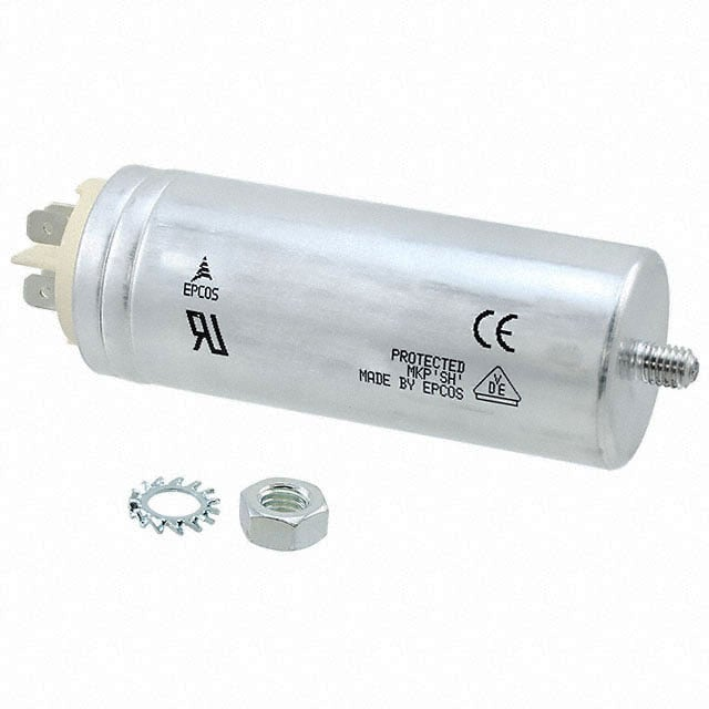 EPCOS B32332I6206J081 Motor Run Capacitor, 20 µF ±5%, 450 V AC