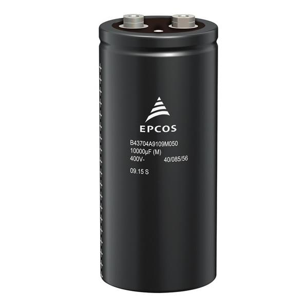 EPCOS B43456-A5109-M003 B43456 Series Aluminum Electrolytic Capacitor, 10000 µF, 450 V