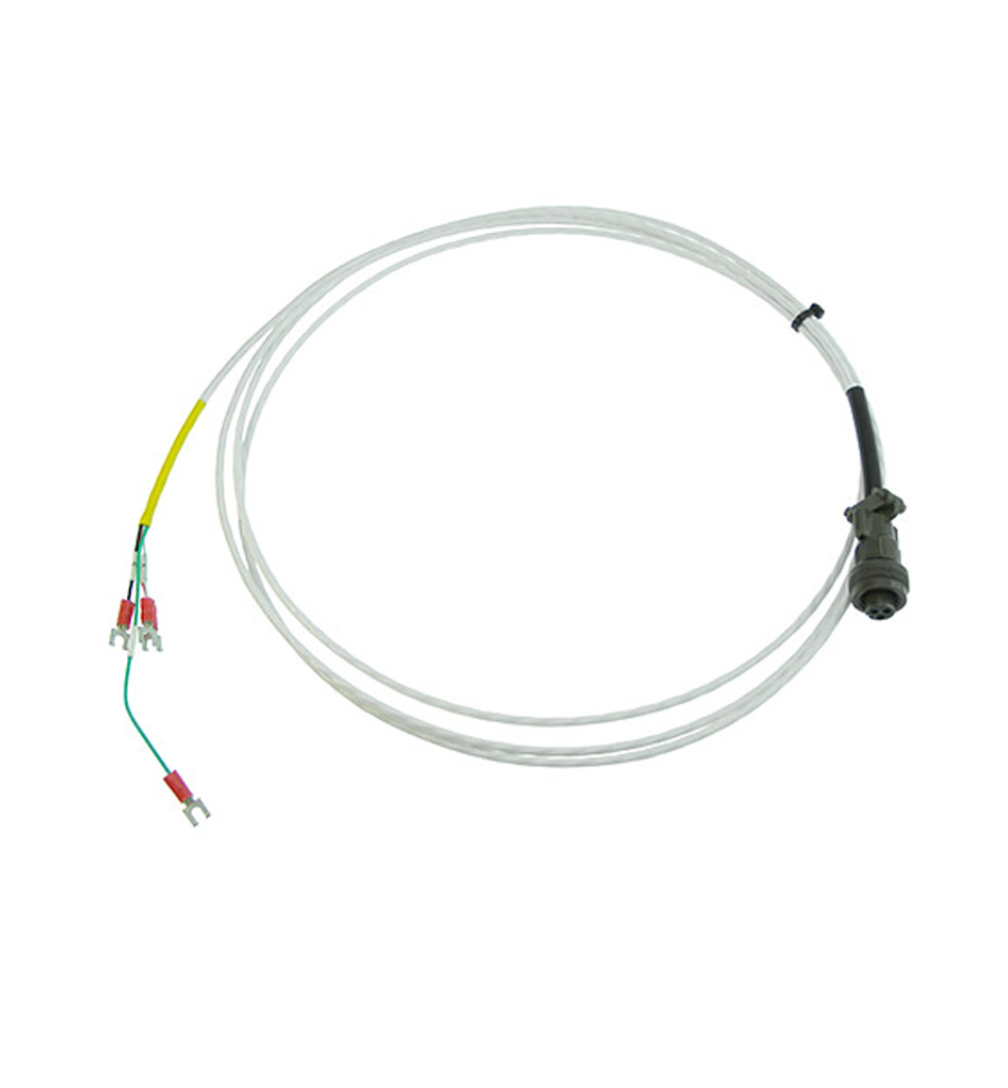 Bently Nevada 16710-12 Armoured Extension Cable - 1.2m Length - Side View Showing Stainless Steel Armor