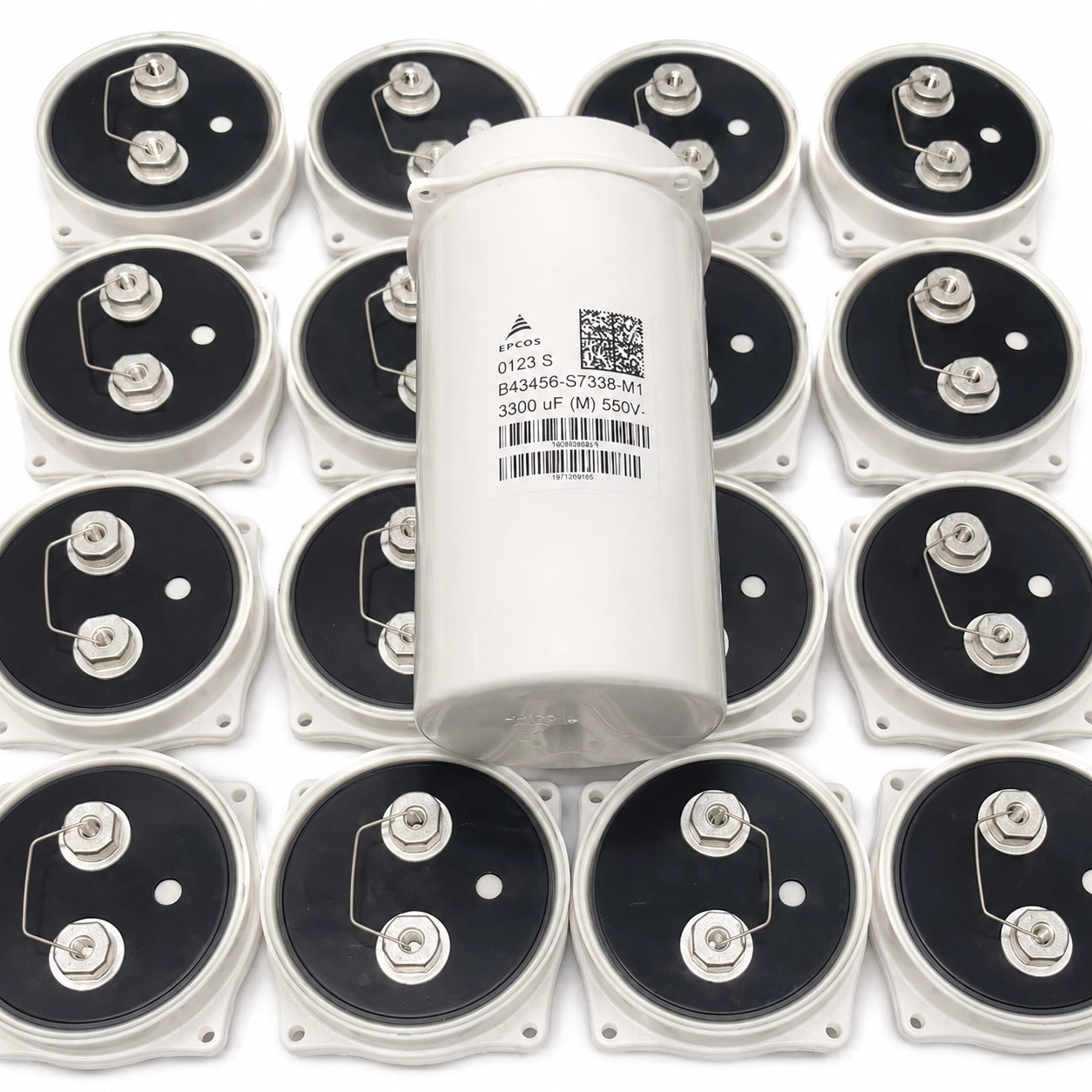 EPCOS B43456-S7338-M1 Aluminum Electrolytic Capacitor, 3300 µF, 550 VDC