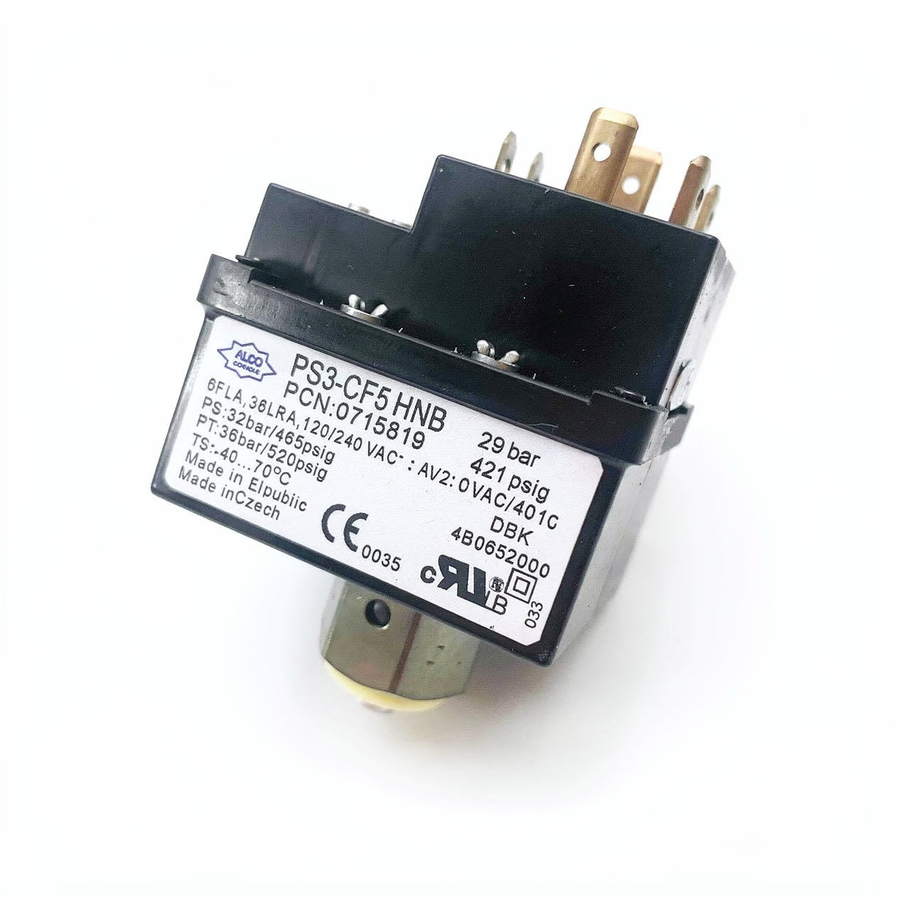 ALCO PS3-CF5 HNB / 0715819 PS3 Series High Pressure Safety Switch