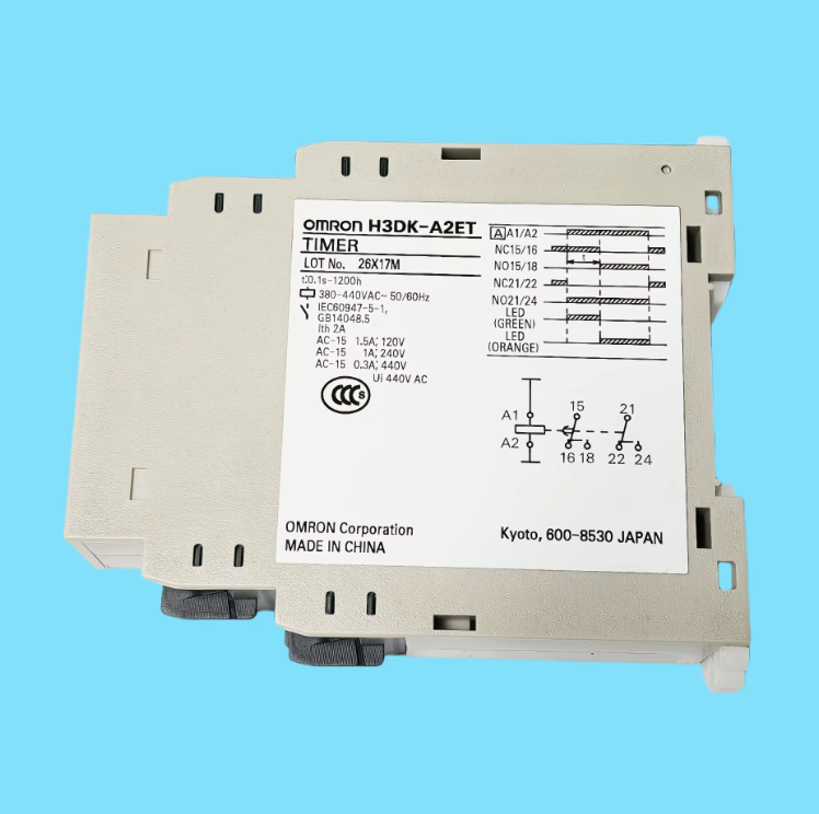 Omron H3DK-A2ET ON-delay Timer - 380-440 VAC 1200h - Technical Datasheet Overview
