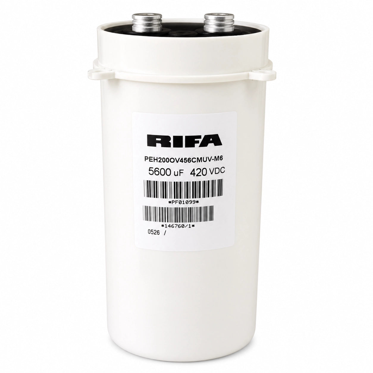 KEMET PEH200OV456CMUV-M6 PEH200 Series Aluminum Electrolytic Capacitor, 5600 µF, 420 VDC