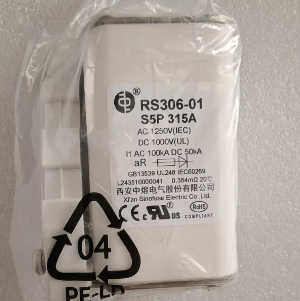 SINOFUSE RS306-1-S5P-400A1250V-D RS306 High Speed Fuse, 400A, 1250VAC/1000VDC