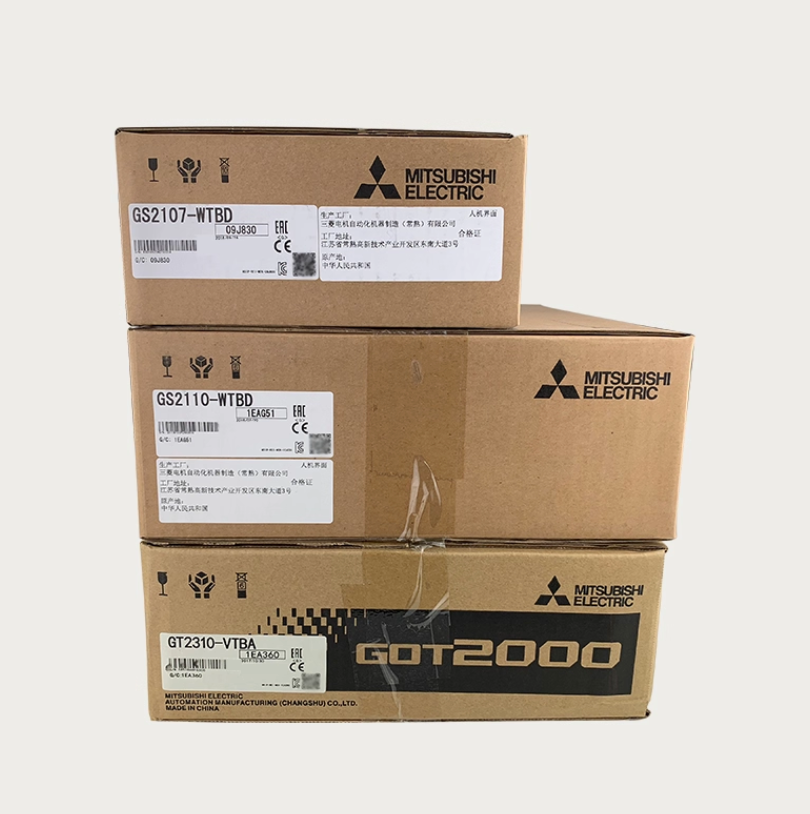 Mitsubishi Electric GS2110-WTBD-N GOT SIMPLE GS21 10" Wide TFT Color LCD HMI, 800 x 480 WVGA, 24VDC