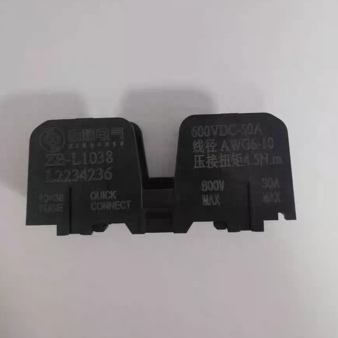 Sinofuse ZB-L1038 Fuse Holder - 10x38mm 800V 30A - Front Studio View