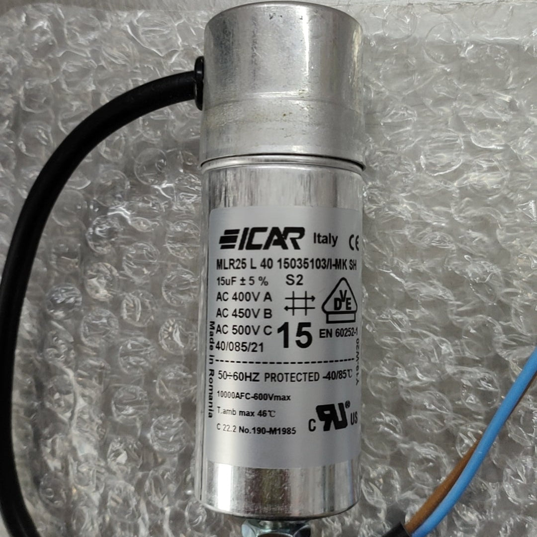 ICAR MLR25L40 20040103/I-MK SH Motor Run Capacitor, 20 µF, 400V-500VAC