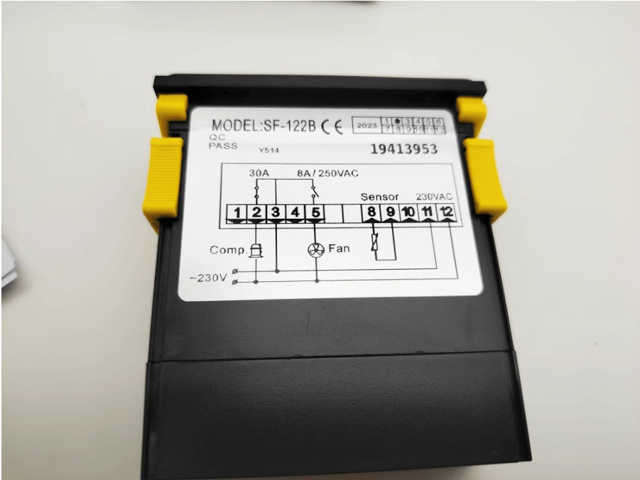 Apexon Temperature Controller Temperature Controller SF-122B 77*35*70mm