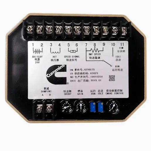 Cummins 4296675 Speed Control Board Cummins Genuine 4296675 Generator Electronic Speed Controller ESC Board(复制)