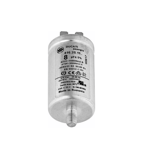 Ducati DUCATI 416.25.11 8uF 400V 425V Capacitor (4 Pieces)