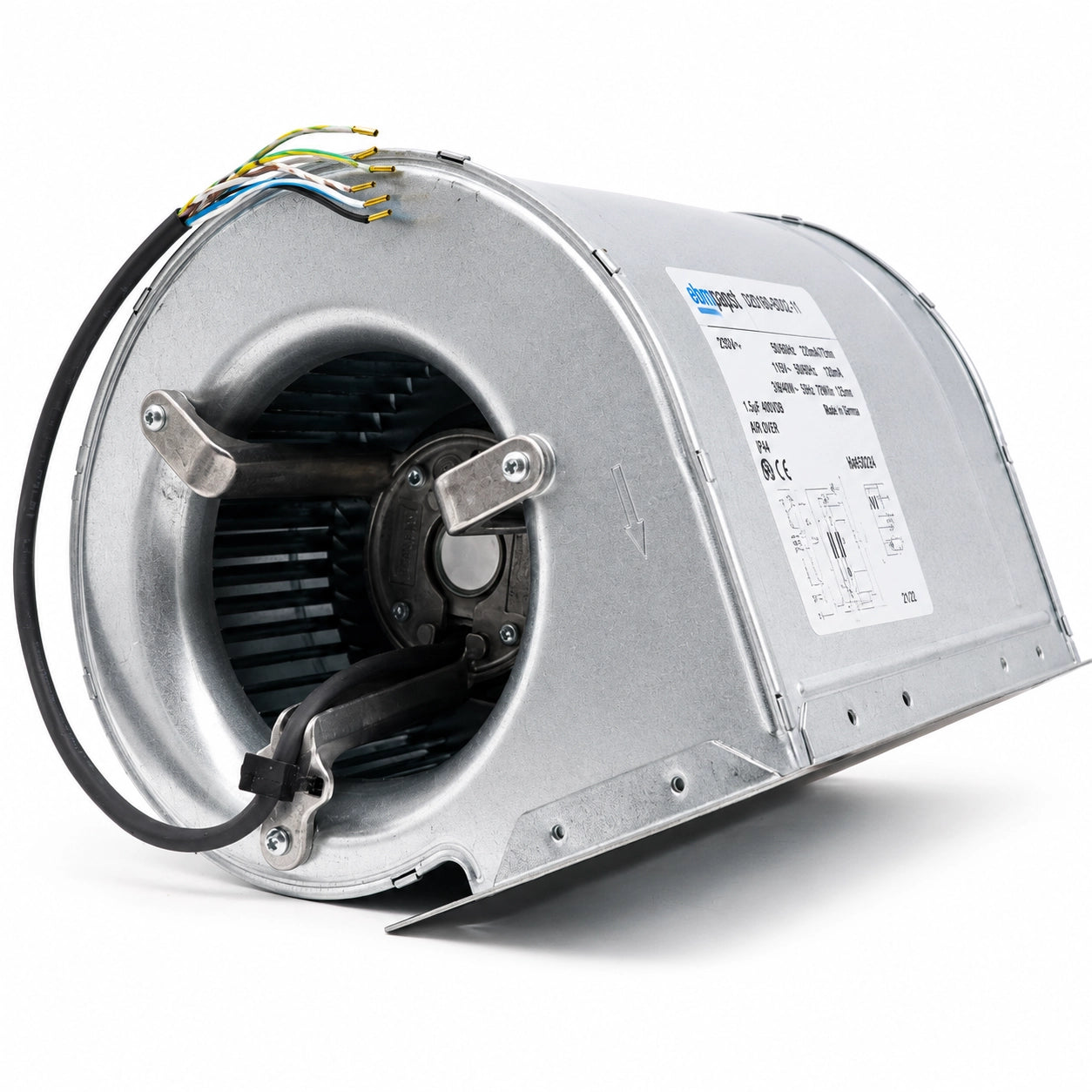 ebm-papst D2E146-AP47-B8 Centrifugal Blower, 230 V AC, 2050/2550 rpm
