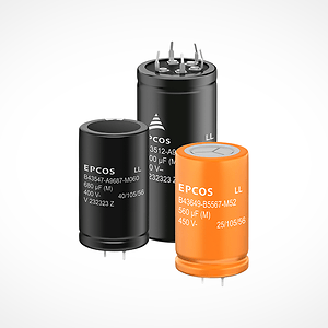 EPCOS Aluminum Electrolytic Capacitors TDK EPCOS B43564-S9458-Q2 Aluminum Electrolytic Capacitor, 4500uF 400V, Screw Terminal