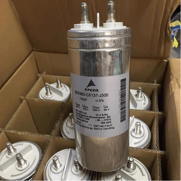 EPCOS B32362-C5137-J300 Power Electronic Capacitor - 133 µF 500VAC - Dimensional Drawing