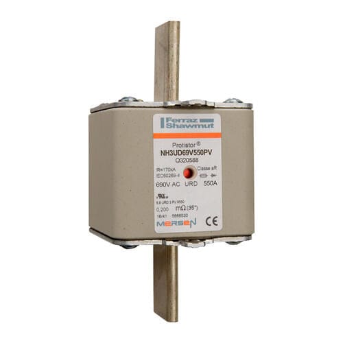 Ferraz Shawmut NH3UD69V550PV 3pcs Ferraz Shawmut Q320588 - NH3UD69V550PV Fuses