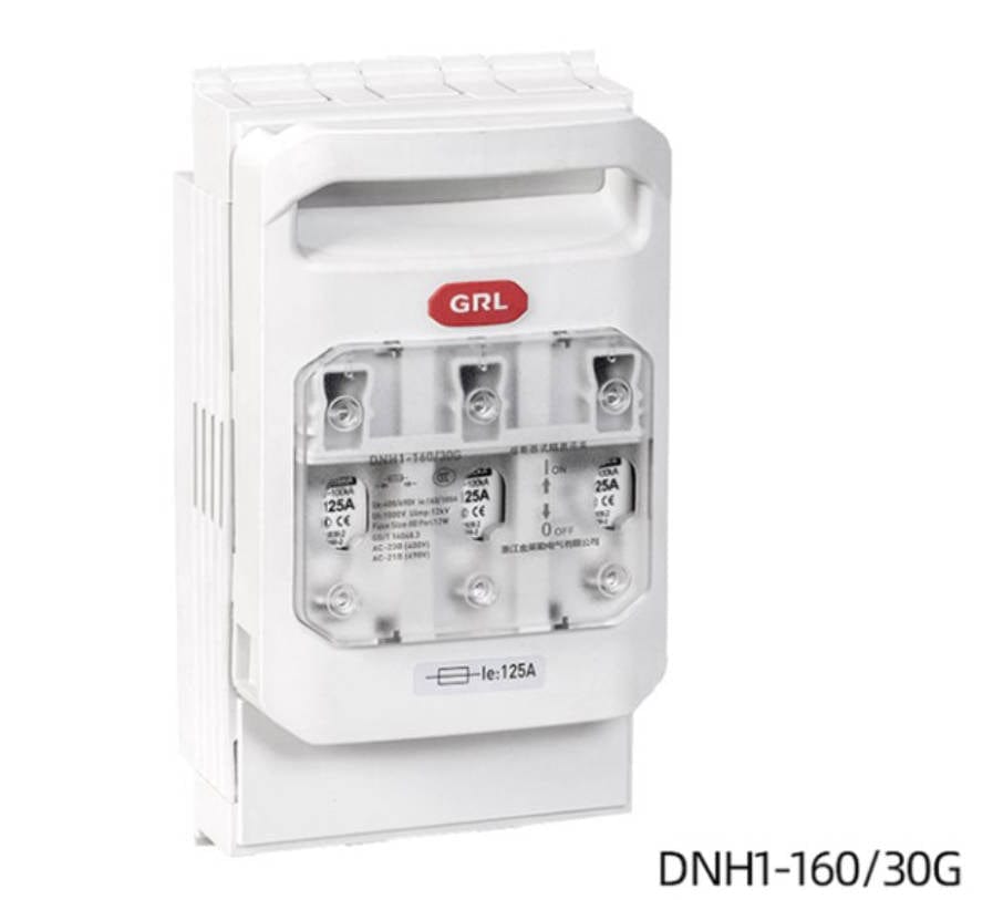 GRL GRL 160A 3 Phase Fused Disconnect Switch DNH1-160/30G (50pieces)