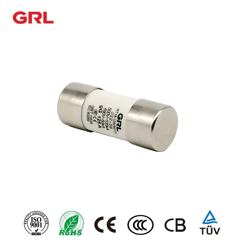GRL R017 125A 40pcs GRL fuse fusible link R017 125A 500VAC fuse link 22*58 fuse holder