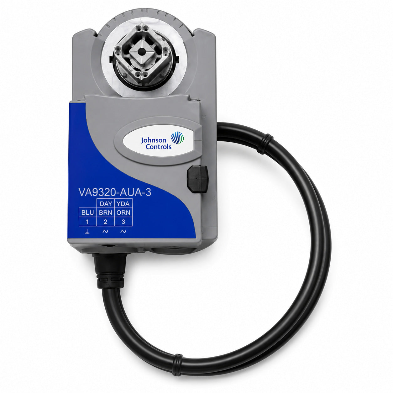 Johnson Controls VA9320-AUA-3 VA9300 Series Electric Non-Spring Return Valve Actuator, AC 220 V, 20 N·m