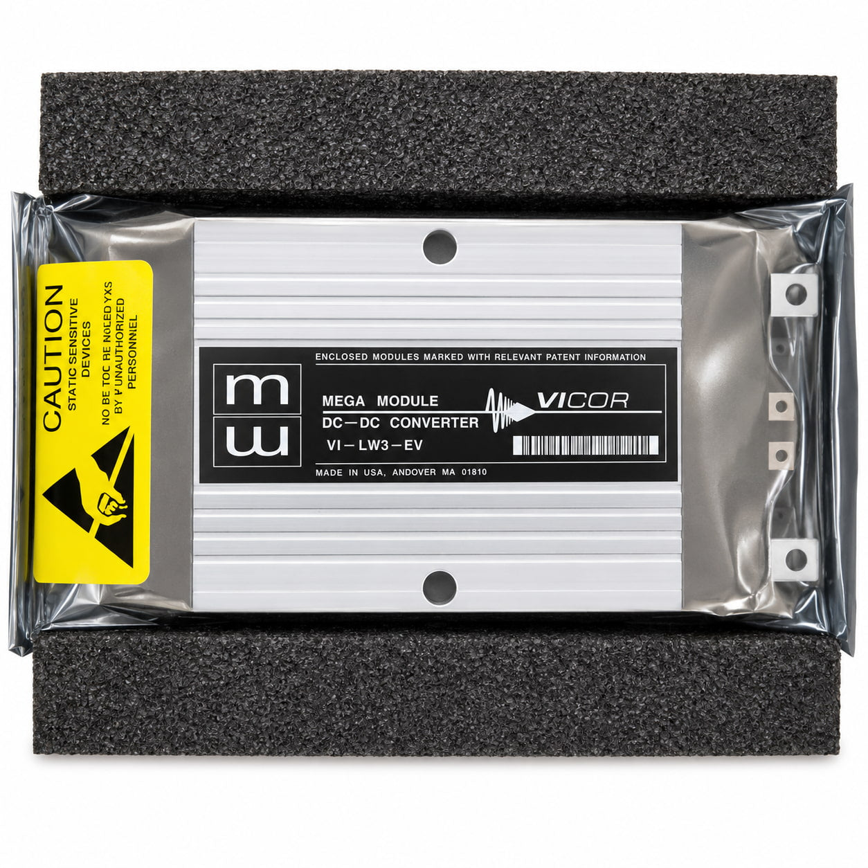 Vicor VI-LW3-EV MegaMod DC-DC Converter, 28V Output, 100W Power