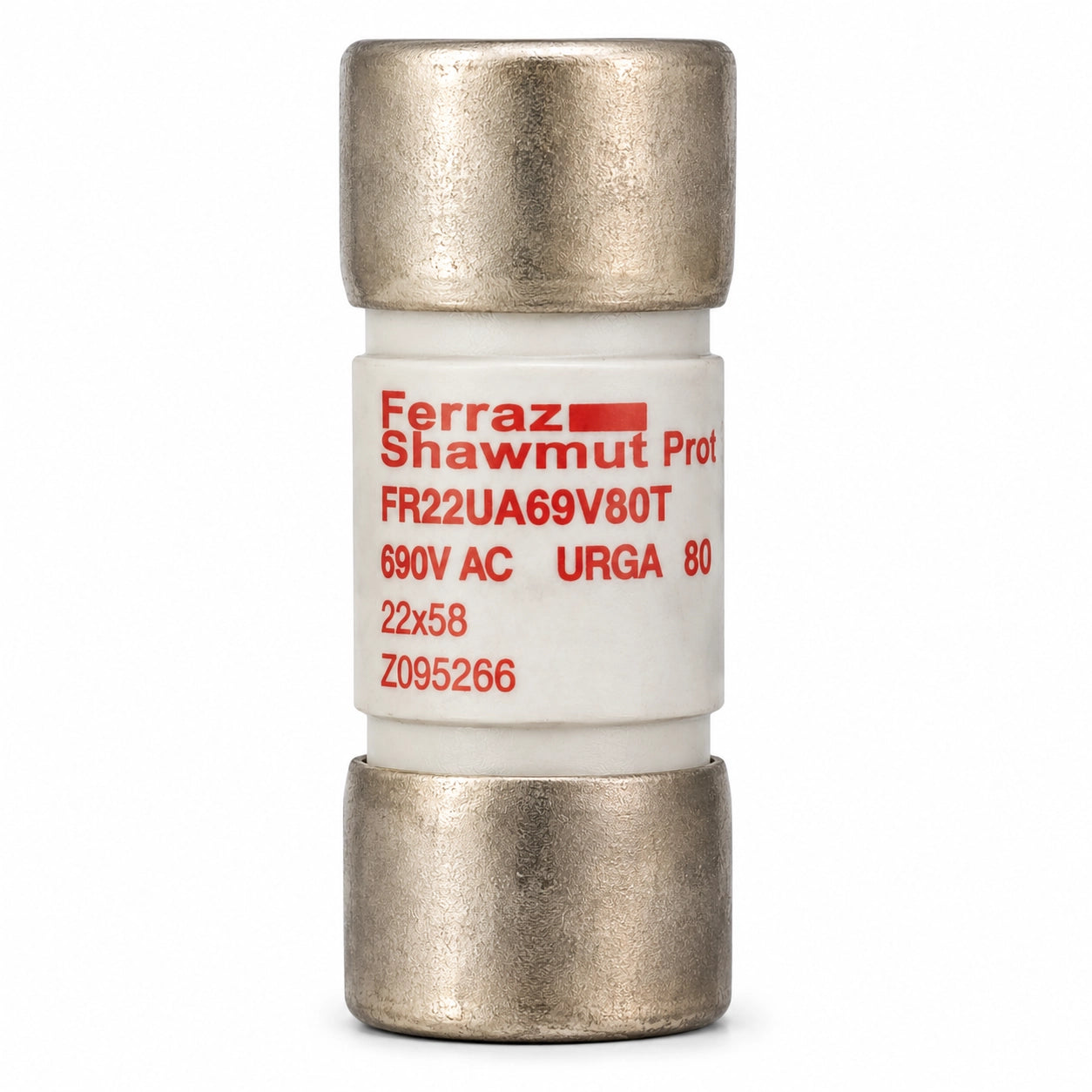 Ferraz Shawmut FR22UA69V25T T095260 Semiconductor Fuse, 25 A, Trip Indicator