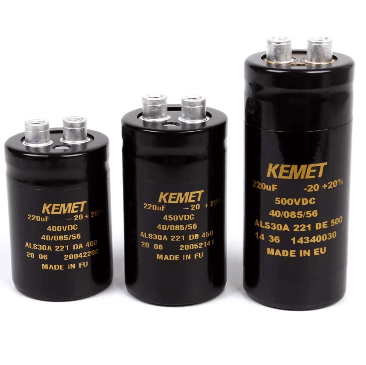 KEMET ALS30A221DA400 Aluminum Electrolytic Capacitor - 220 uF 400V