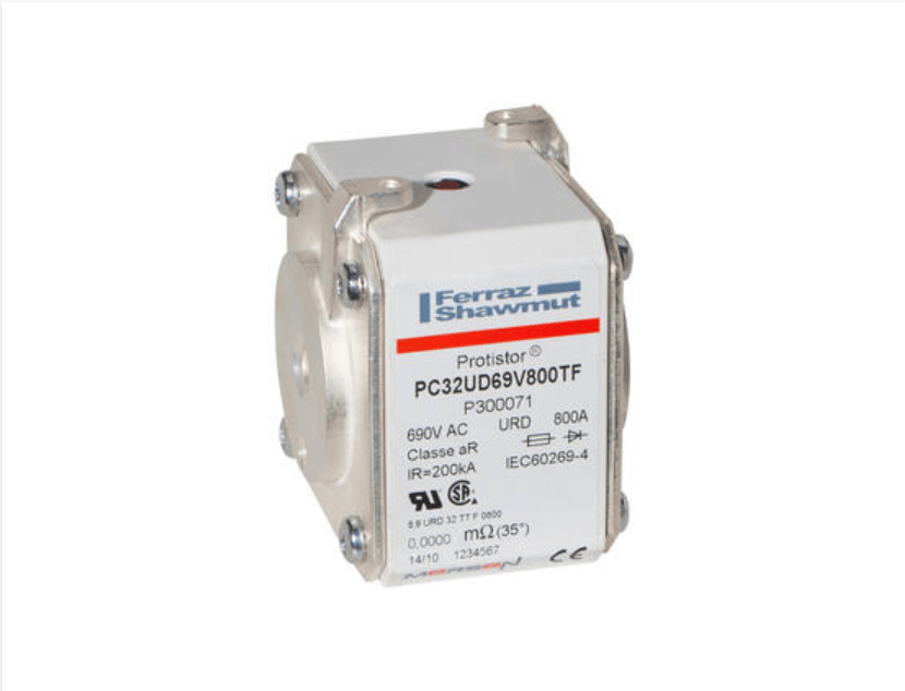 Mersen PC32UD69V800TF High-Speed Fuse - 800A 690V - Front View
