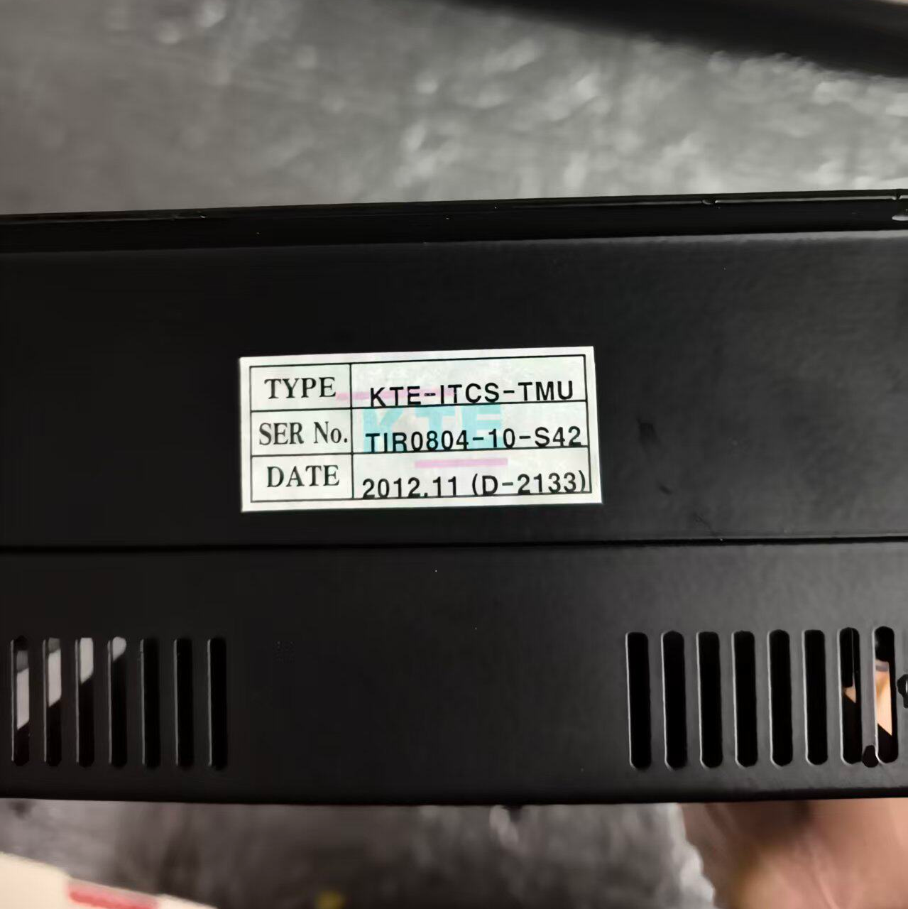 KTE KTE-ITCS-TMU / TIR0804-10-S42 Thruster Main Control Unit - Dual CAN LED Status Center - Front Face