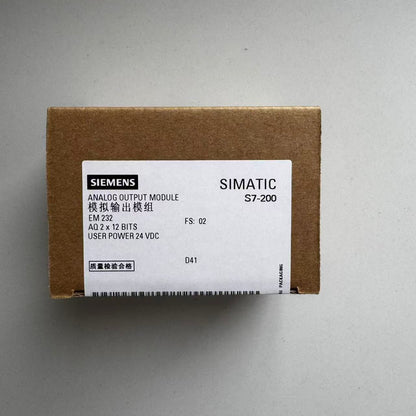 SIEMENS 6ES7232-0HB22-0XA0 Analog Output Module - 2 AQ x 12-Bit - Factory Packaging Label