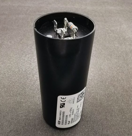 NGM 60A5D330088FRTE Motor Start Capacitor - 88 µF 330VAC - Label Close-up