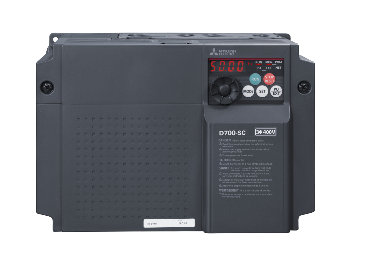 Mitsubishi Electric FR-D720-7.5K Compact Inverter - 7.5 kW - Datasheet Specification View