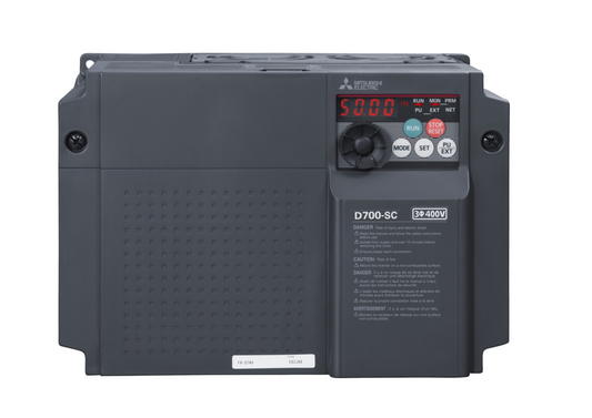 Mitsubishi Electric FR-D720-7.5K Compact Inverter - 7.5 kW - Datasheet Specification View