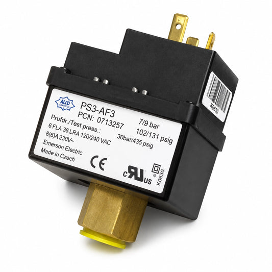 ALCO Controls PS3-AF3 / 0713257 Pressure Switch, 7/9 bar, 120/240 VAC