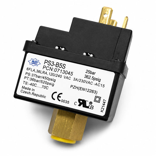 ALCO Controls PS3-B5S / 0713045 Pressure Switch, 25 bar, 120/240 VAC