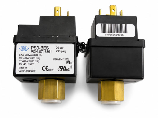ALCO Controls PS3-BFS / 0716391 Pressure Switch, 20 bar, 230 VAC/DC
