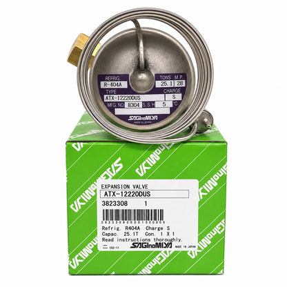 Saginomiya ATX Series Thermostatic Expansion Valves, R22/R404A/R407C, External Equalizer