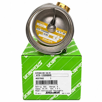 Saginomiya ATX Series Thermostatic Expansion Valves, R22/R404A/R407C, External Equalizer