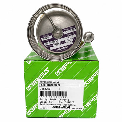 Saginomiya ATX Series Thermostatic Expansion Valves, R22/R404A/R407C, External Equalizer