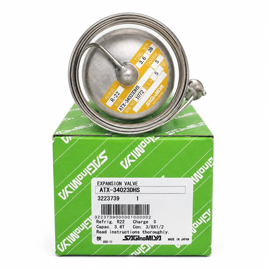 Saginomiya ATX Series Thermostatic Expansion Valves, R22/R404A/R407C, External Equalizer