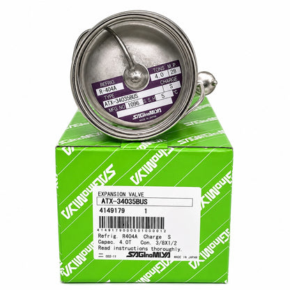 Saginomiya ATX Series Thermostatic Expansion Valves, R22/R404A/R407C, External Equalizer