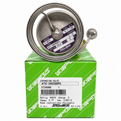 Saginomiya ATX Series Thermostatic Expansion Valves, R22/R404A/R407C, External Equalizer
