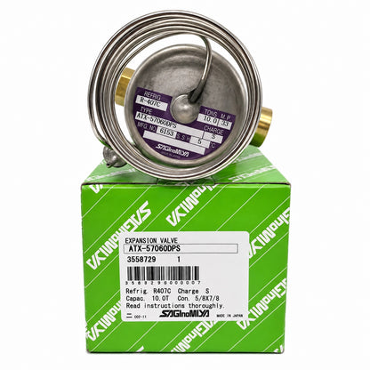 Saginomiya ATX Series Thermostatic Expansion Valves, R22/R404A/R407C, External Equalizer