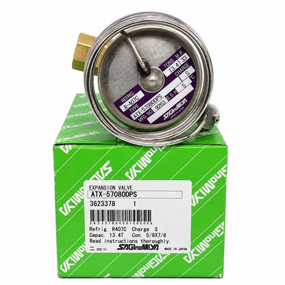 Saginomiya ATX Series Thermostatic Expansion Valves, R22/R404A/R407C, External Equalizer