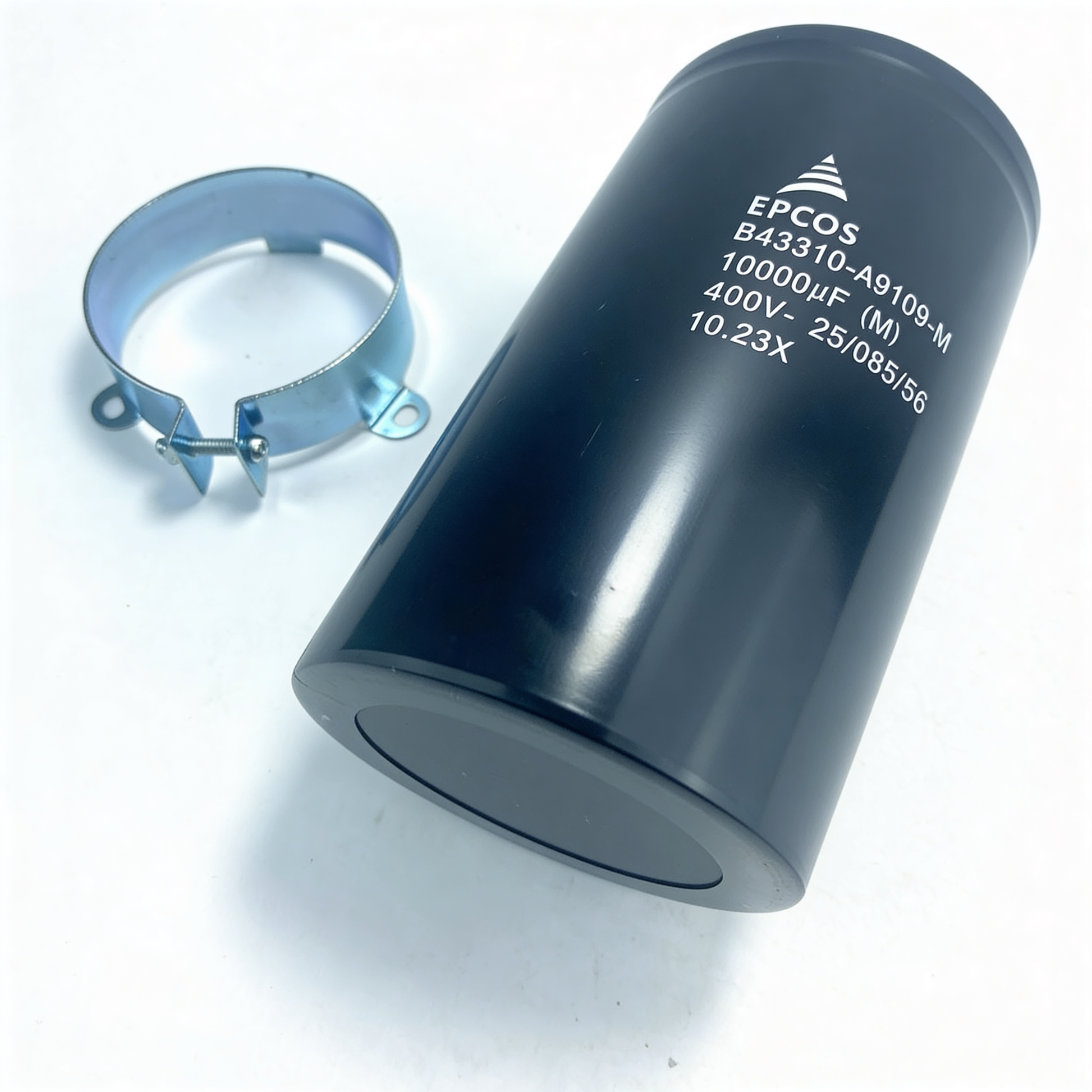 TDK EPCOS B43310A9109M000 Aluminum Electrolytic Capacitor, 10000uF 400VDC, Screw Terminal, 91x157mm - Standard Industrial