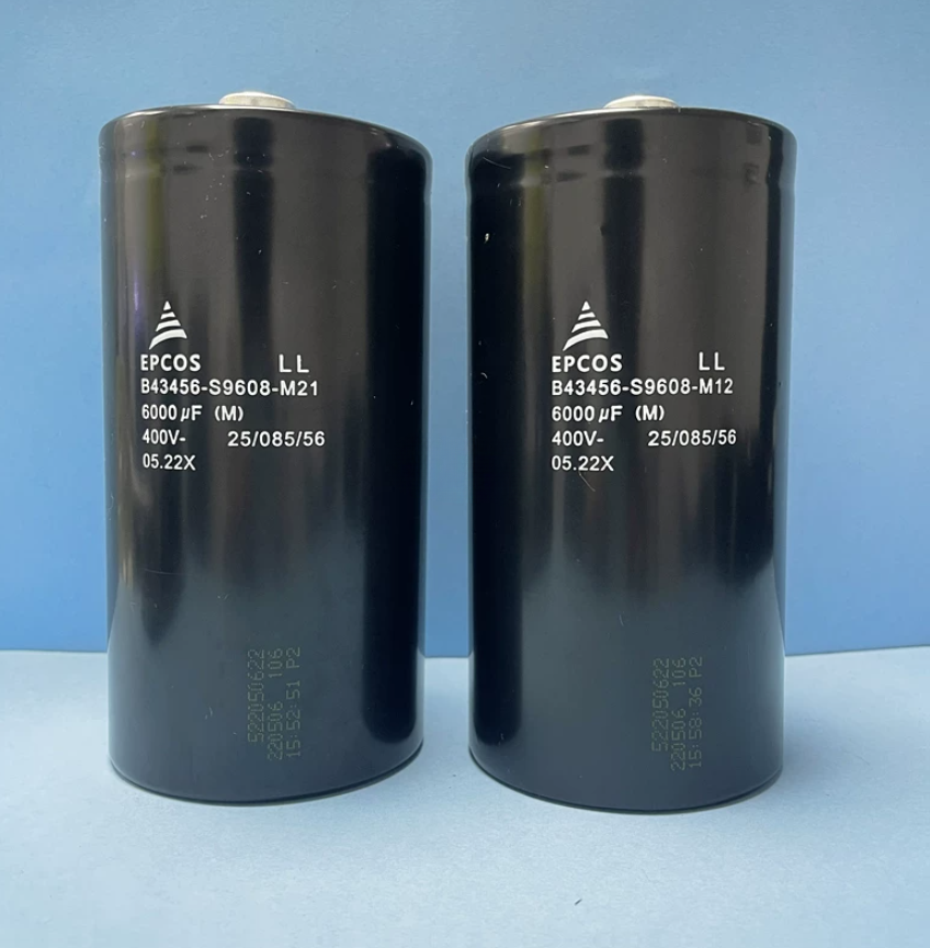 EPCOS B43456-S9608-M21 B43456 Aluminum Electrolytic Capacitor, 400V 6000µF, Screw Terminal