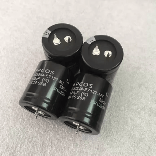 TDK B43544E7127M7 Aluminum Electrolytic Capacitor, Snap-In, 120μF, 550V DC