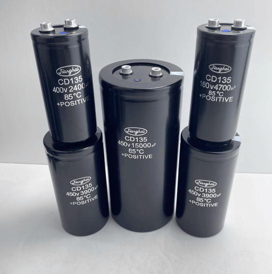 Jianghai ECG2CPK223MF131 Screw Terminal Aluminum Electrolytic Capacitor - 22000μF 160V - Product View