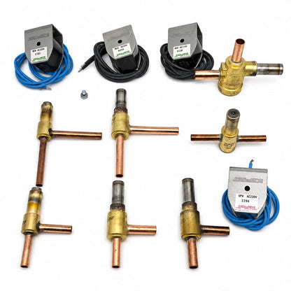 Saginomiya NEV-202DXF, NEV-603DXF, NEV-803DXF & NEV-L202DXF Refrigeration Solenoid Valves, AC 220V