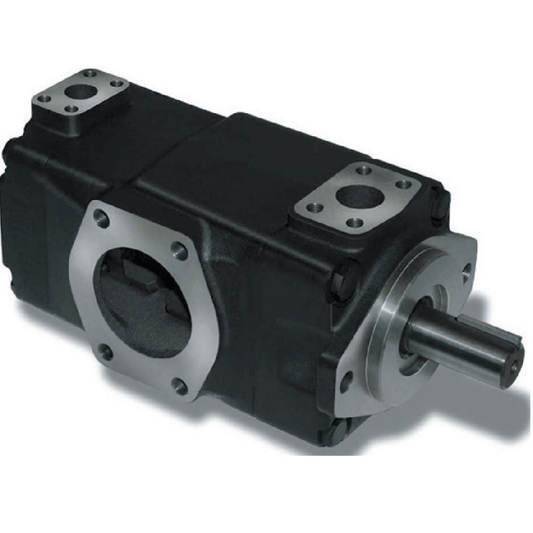 Parker 054-49386-001S Series T7 Variable Speed Vane Pump, Clockwise Rotation, SAE J744-SAE C Flange