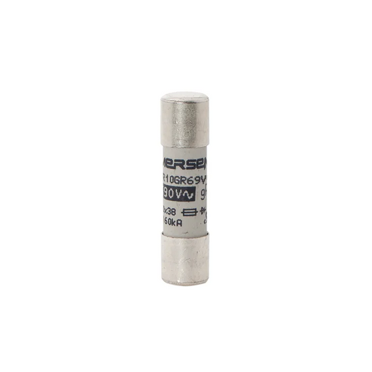 Mersen FR10GB69V16 Protistor gR Semiconductor Fuse, 16A, 690VAC, 10x38mm